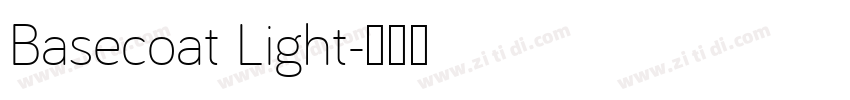 Basecoat Light字体转换